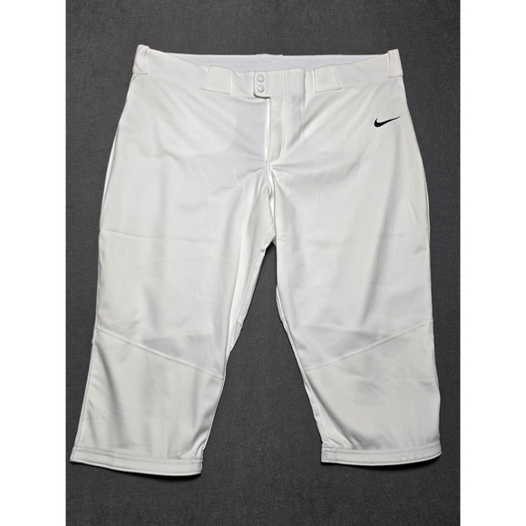 Nike Team Softball Pants Womens XXL White AV6718-100 Athletic Baseball - Picture 1 of 8